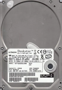HDT722525DLA380 mlc: BA1867 pn: 0A30518 Hitachi 250Gb SATA D2-05 - Picture 1 of 1