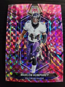 2024 Panini Mosaic Marlon Humphrey Pink Prizm #20 Ravens - Picture 1 of 2