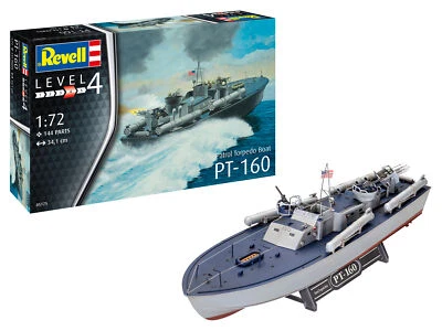 Patrol Torpedo Boat PT-160 1:72 Plastic Model Kit REVELL - Immagine 1 di 4