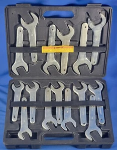 Pittsburgh 15-teilig 20-36 metrisch Service Schraubenschlüssel Set mit Hartschalenkoffer - Bild 1 von 9