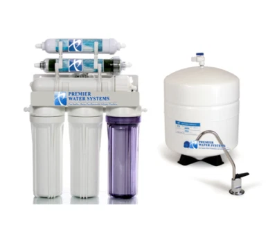 Reverse Osmosis Aquarium/Drinking Water Filter System RO/DI Dual Outlet 100 GPD - Image 1 of 4