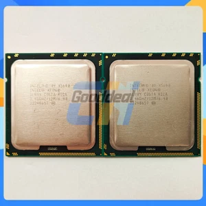 2PCS Intel Xeon X5690 SLBVX 3.46 GHz 6 Cores 12 Threads 12MB 130W LGA1366 CPU - Picture 1 of 2