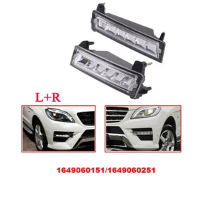 2pcs Daytime Running Lights A1649060151 A1649060251 For Mercedes ML GL GLK Class - Picture 1 of 5