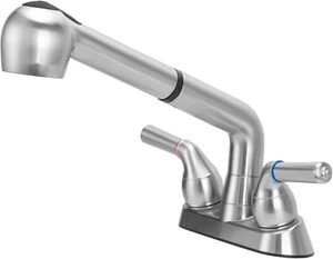Utility Sink Faucet with Sprayer Laundry Room Faucet with Pull Out Sprayer for - Picture 1 of 12