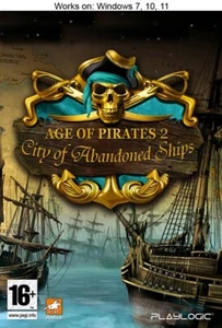Age of Pirates 2: City of Abandoned Ships PC Game 2007 Sea Dogs Windows 10 11 - Picture 1 of 2