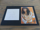Ofra Haza (+ 2000) Signed Autogramm In 20X30 Cm Passepartout Inperson Look