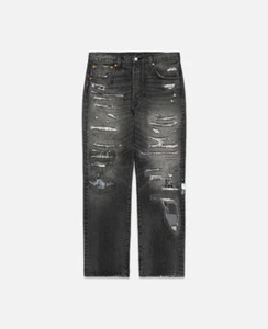 LEVI'S X CLOT UNIONRAIL 501 JEANS DENIM BLACK BRAND NEW SIZE 28 - Picture 1 of 13
