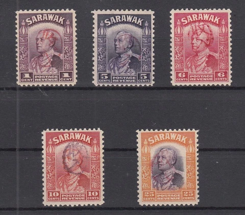 KQ18587/ SARAWAK - JAPANESE OCC - FISCAL OVERPRINTS MINT SELECTION Cover