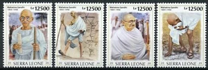 Sierra Leone Mahatma Gandhi Stamps 2020 MNH Salt March Famous People 4v Set - Picture 1 of 1