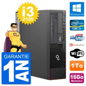 PC Fujitsu Esprimo E700 Dt Intel i3-2120 RAM 16Go Festplatte 1To Windows 10 Wifi - Bild 1 von 3