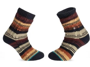 NEU Stance Unisex $ 35 Hausschuhe Socken Crew-Länge "TOASTED" Erwachsene Größe M - Bild 1 von 6