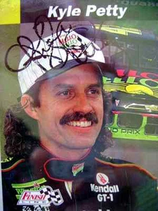 Tarjeta de autógrafo Kyle Petty 1993 Pro Set tarjeta # 38 - Imagen 1 de 8