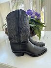 J Chisholm Thieves Market Western Boots 10 B Black Leather Handcrafted USA Read
