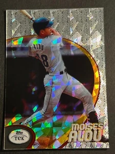 1998 Topps Tek Diffractor Refractor Finish Pattern #57 Moises Alou Astros #55 - Picture 1 of 10