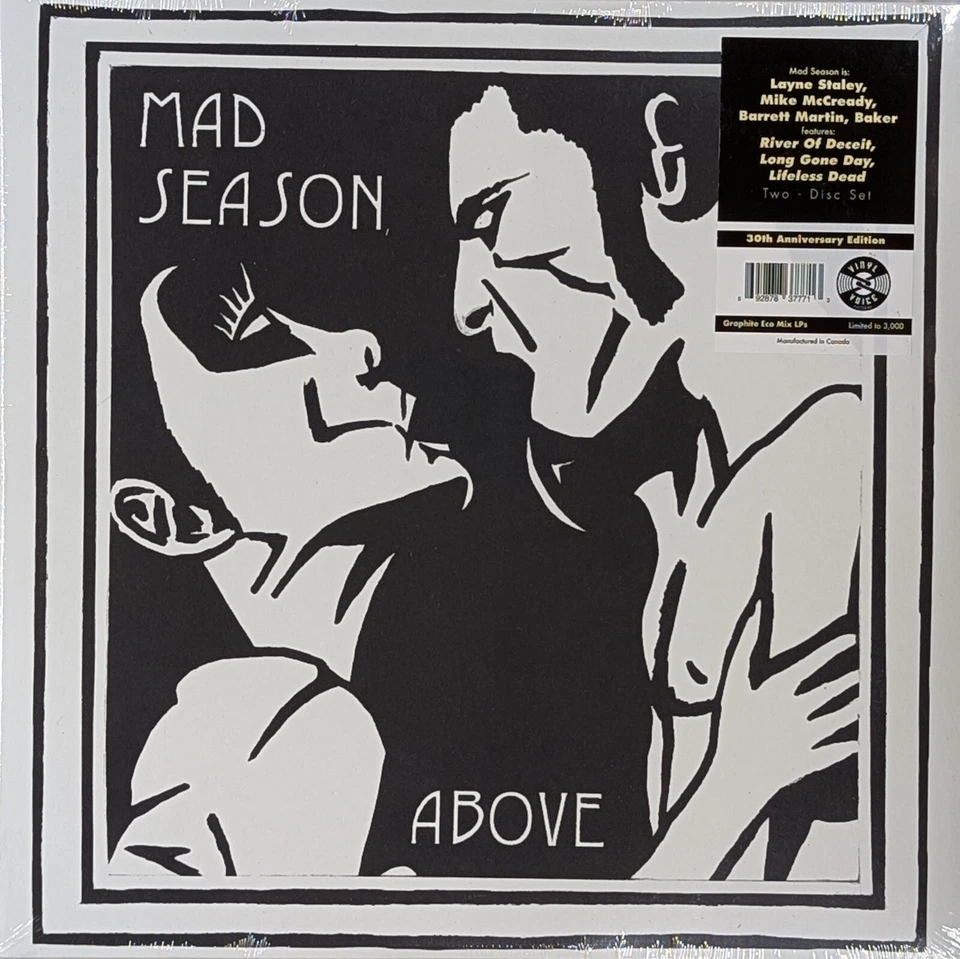 MAD SEASON Above SEALED limited & numbered edition 2LP Graphite Eco Mix Vinyl - Image 1 of 1