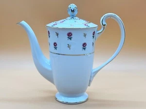Vintage Noritake Porcelain Rosalie design coffee pot. 1 pint capacity. No. 3052. - Picture 1 of 8