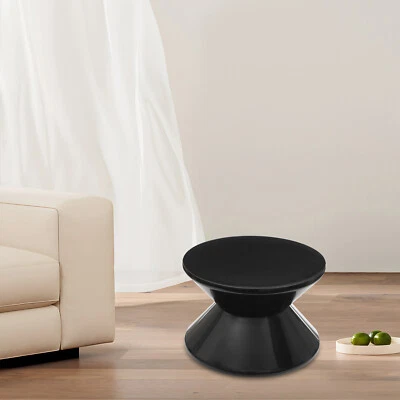 Leisuremod Side End Table D*H 14.2*9.3 in Round Plastic Frame Material White - Image 1 of 4