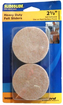 BRAND NEW-Slideglide Felt Sliders-4pcs Heavy Duty Felt Sliders on Hard Surfaces - Image 1 of 2