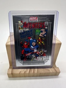 2023 UD MARVEL PLATINUM ICONIC CUBIERTAS Vengadores No. 4 Jack Kirby #IC16 - Imagen 1 de 6