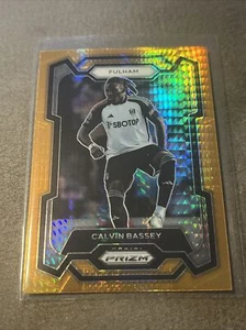 2023-24 Panini Prizm EPL Calvin Bassey Orange Mosaic Prizm #158 Fulham - Picture 1 of 1