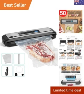 Vacuum Sealer Automatic Sealing Machine for Food Preservation Dry Moist Seali... - Picture 1 of 10