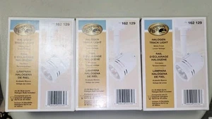 Lot Of 3 Hampton Bay 162 129 Halogen Track Head Lights in White, NEW!!! - Picture 1 of 6