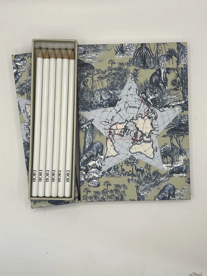DIOR AROUND THE WORLD Notebook and Pencils for Office. Limited edition - Image 1 of 4