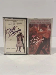 Dirty Dancing & More Dirty Dancing Lot of 2 Soundtrack Music Cassette Tapes - Picture 1 of 4