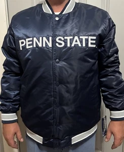 Penn State Starter Jacket XL Reversible G-III Nittany Lions Blue Reversible PSU - Picture 1 of 12