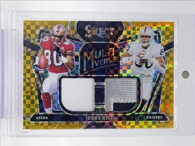 JERRY RICE 2023 SELECT MULTIVERSE PATCH GOLD 49ERS RAIDERS /10 Q5838 - Image 1 of 2