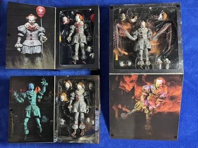 RARO NECA 7” Well House It + I Love Derry It + Pennywise the Dancing Clown Nuevo en caja Foto 1 de 4