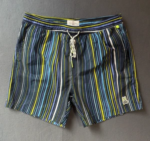 Psycho Bunny Board Shorts Mens Medium Green Swim Trunks Surf Mesh Lined - Picture 1 of 8