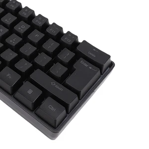 .›Wireless Keyboard RGB Backlit 61 Keys Rechargeable 2.4G Gaming Keyboard Suppo - Picture 1 of 24