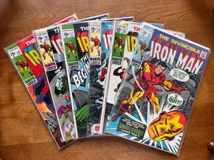 Silver Age Marvel THE INVINCIBLE IRON MAN Comics 1969 - Rare Vintage PICK ONE - Bild 1 von 25