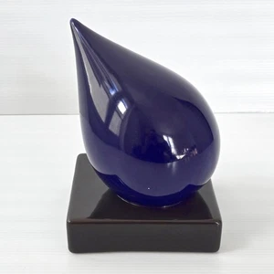 CERAMIQUE VINTAGE GOUTTE D'EAU 1960 SERRE-LIVRES PRESSE-PAPIER SCULPTURE 60S - Imagen 1 de 10