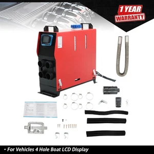 5KW 12V Diesel Air Heater Low Noise Fit For Vehicles 4 Hole Boat LCD Display - Picture 1 of 13