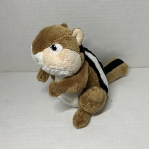 GANZ Webkinz Chipmunk Eichhörnchen HM217 nicht mehr produziert realistisch Plüschtier ohne Code Stofftier - Bild 1 von 8