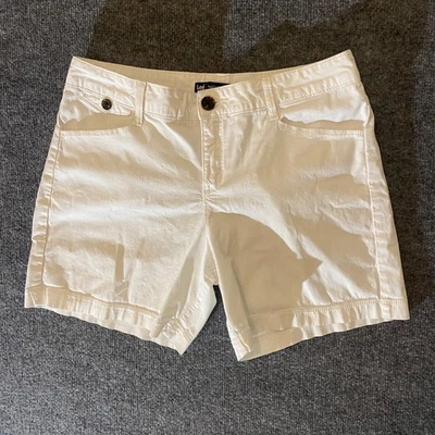 Женские белые шорты Lee Natural Fit средний размер 8 повседневные комфортные - Изображение 1 из 4