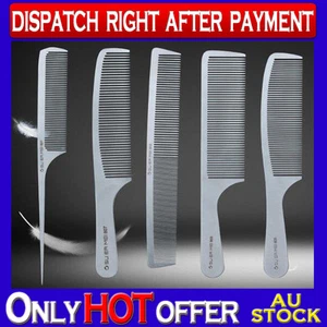 Professional Hairdressing Hair Comb 10 Styles Stainless Steel Heat Resistant AD - Picture 1 of 1