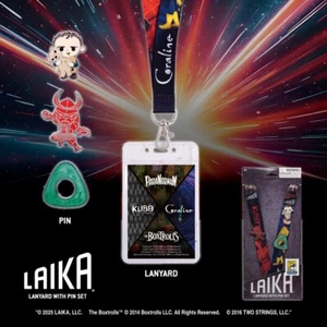 SDCC 2025 Monogram Exclusive Laika – Lanyard & Pins Set LE 250 PRESALE - Picture 1 of 2