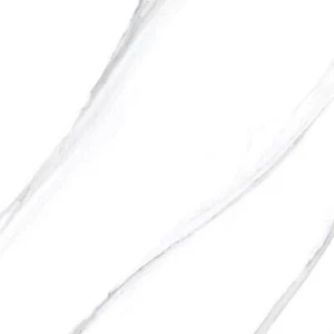 Marmor Sizilien 24x24 Porzellan Boden- und Wandfliese weiß grau (SCHNITTSTÜCK MUSTER) - Bild 1 von 4