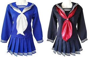Sailor-Moon Schulmädchen/Matrose-Uniform Japan/China/Cosplay Kostüm Dress 32-48 - Picture 1 of 15