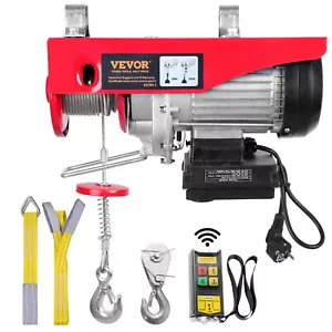 VEVOR Polipasto Eléctrico 1000 kg con Control Remoto Inalámbrico 1600 W 220 V - Imagen 1 de 12