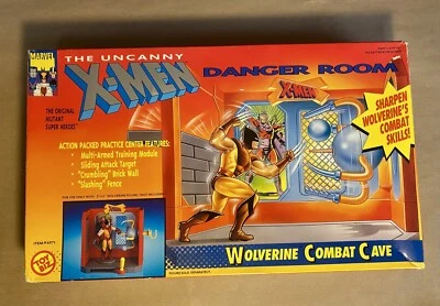 X-Men Danger Room Wolverine Combat Cave 1994 Marvel ToyBiz New in Box Complete - Image 1 of 4
