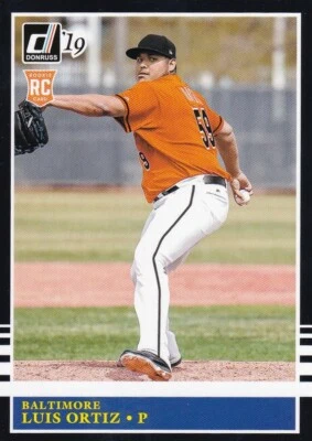 Donruss Baseball RC 2019 Luis Ortiz Baltimore Orioles Rookie - B4770 Foto 1 de 2