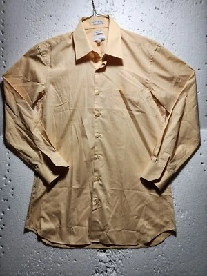 Modena Shirt Mens Size 16 Tall Slim Fit Long Sleeve Collared Casual Button Up - Image 1 of 4