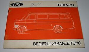 Betriebsanleitung Ford Transit II Bedienungsanleitung Handbuch Februar 1975!