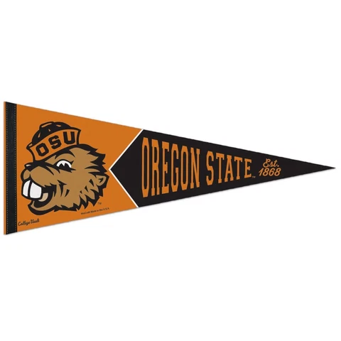 OREGON STATE BEAVERS EST 1868 VAULT ROLL UP PREMIUM PENNANT 12"x30" NEW WINCRAFT Cover