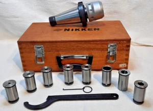 1 x Nikken Präzisions-Spannfutter SK50 im Holzkasten, Top Zustand, gebraucht - Bild 1 von 10