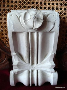 Fassadenstuck - stucco Konsole aus Beton 105-1092B - Stuck Fassade Blüte - Bild 1 von 1
